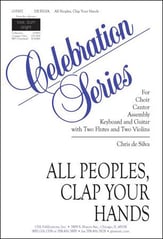 All People's Clap Your Hands SATB choral sheet music cover